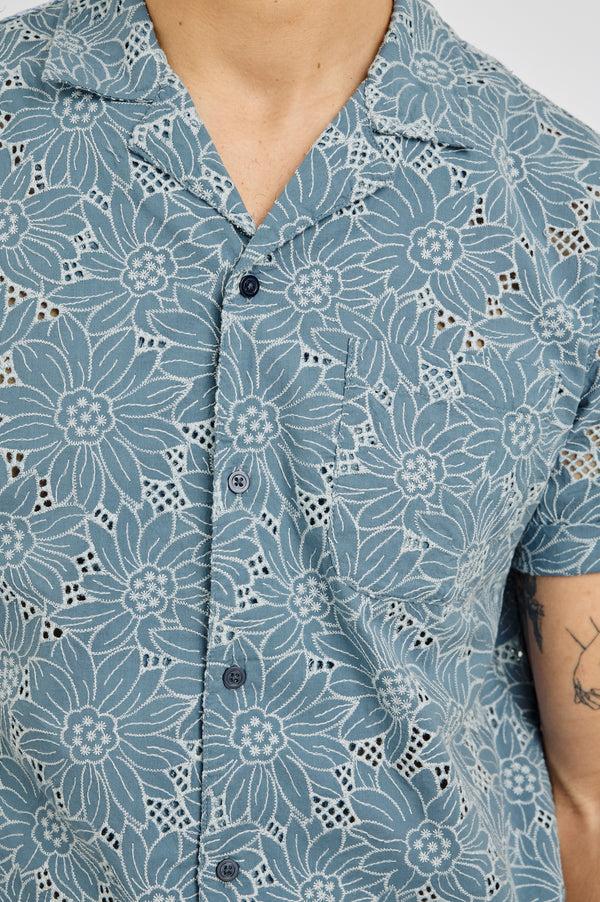 rails Tyler shirt Multi Blue Sunflower