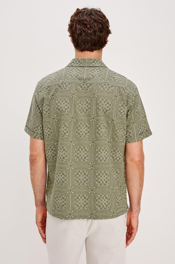 Rails Tyler Shirt Surplus Sage Squares