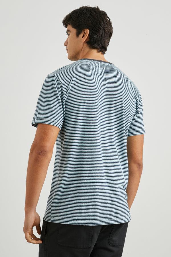 Rails Valencia T-shirt Cerulean Sky Stripe