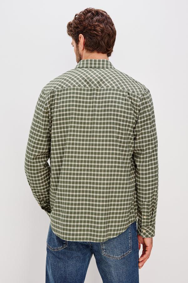Rails Vance Shirt Basil Stone