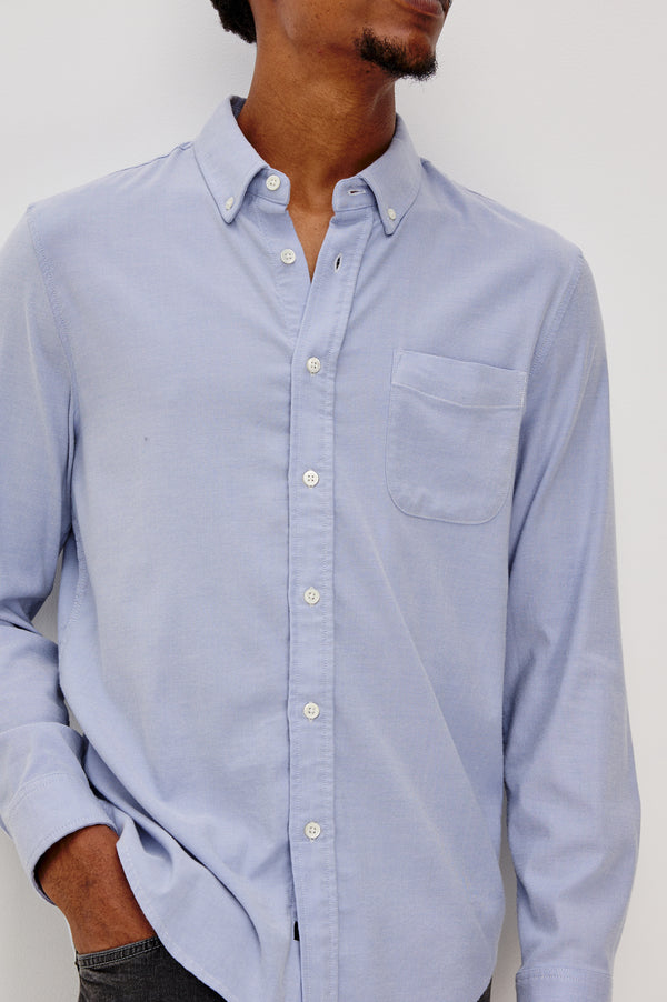rails Vance shirt Blue Oxford