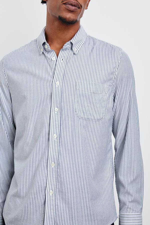 rails Vance shirt Blue White Stripe