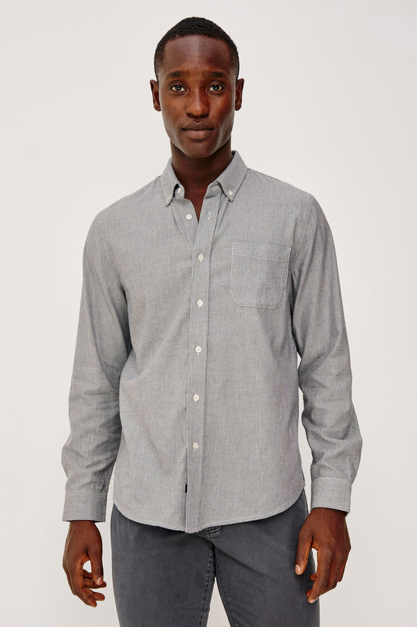 Rails Vance Shirt Navy Rope Stripe