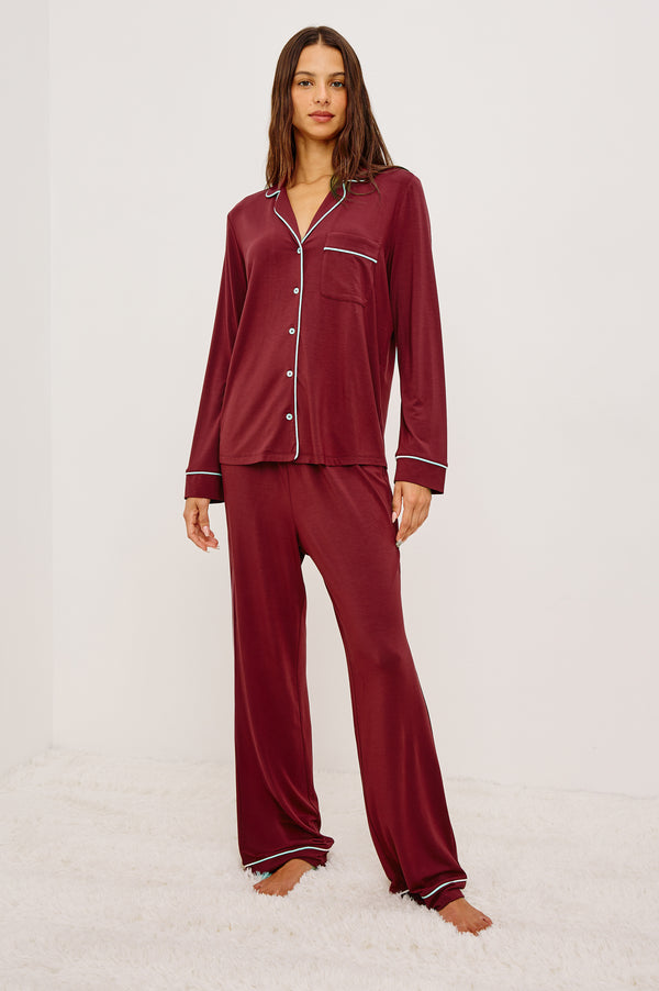 Rails Varra Pajama Set Cabernet