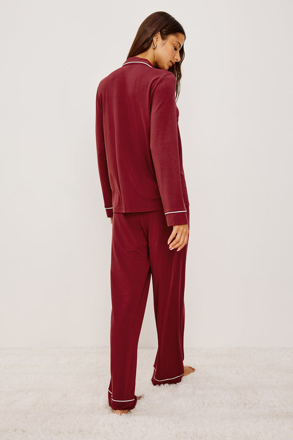 Rails Varra Pajama Set Cabernet