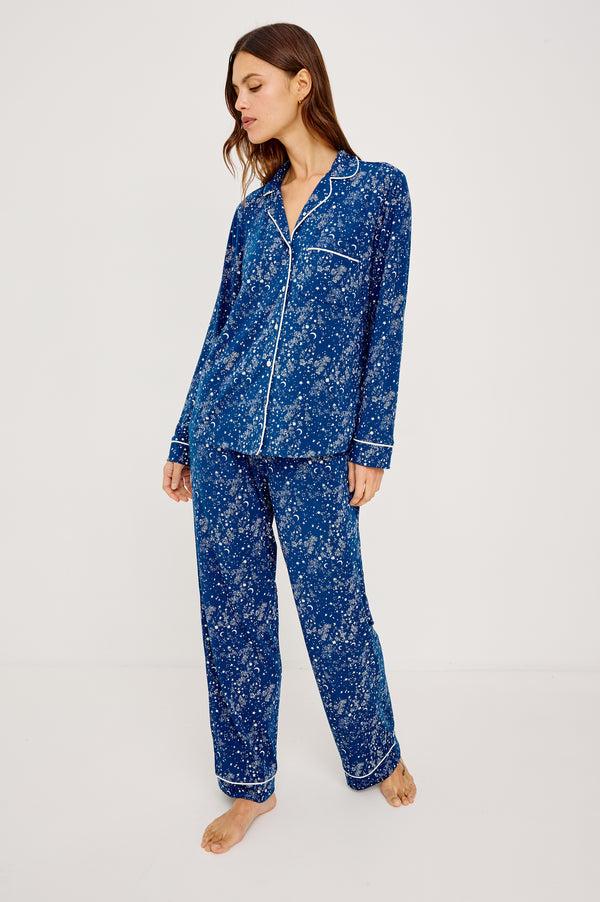 Rails Varra Pajama Set Navy Starry Night