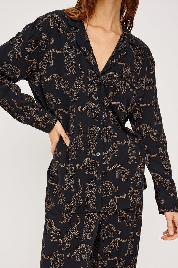 Rails Varra Pajama Set Tan Jaguars