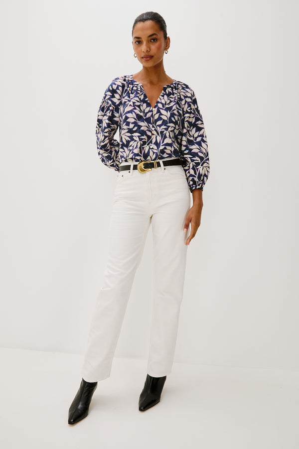 Rails Vasia Top Navy Vines