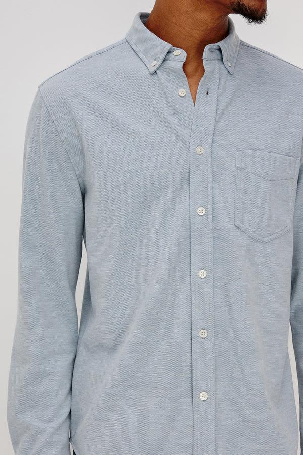 rails Vincent shirt Blue Oxford