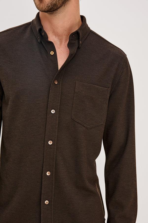 rails Vincent shirt Espresso