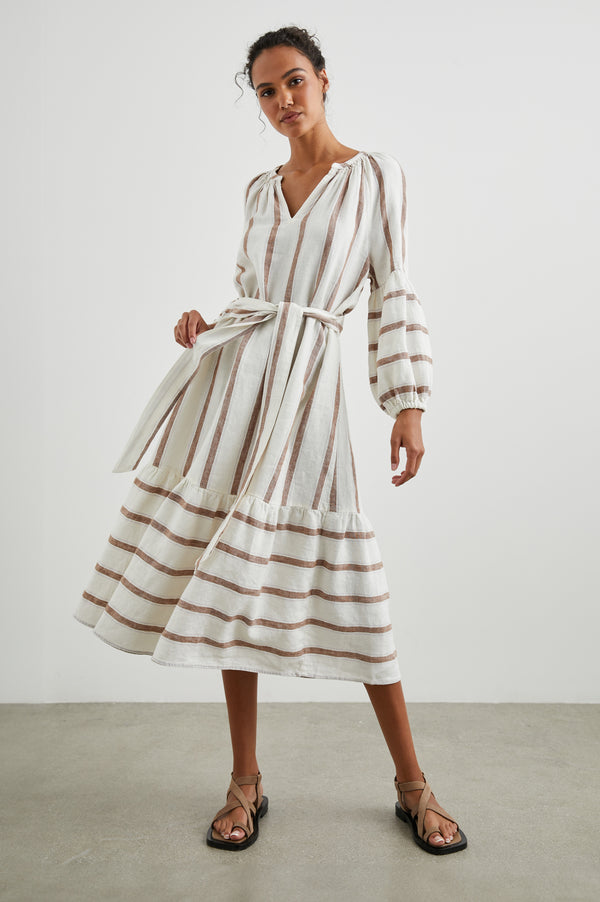 Rails Vittoria Dress Coconut Stripe
