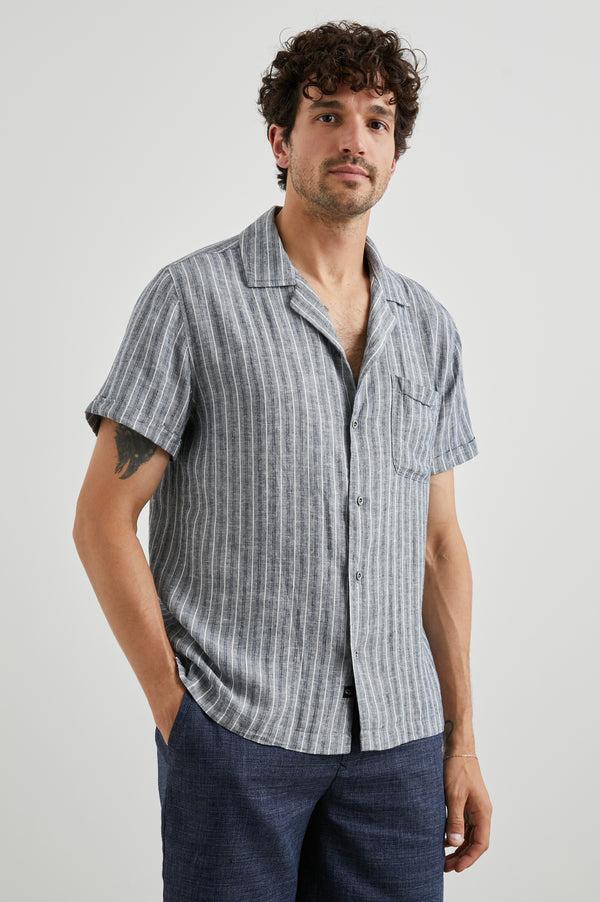 Rails Waimea Shirt Ocean Mist Stripe