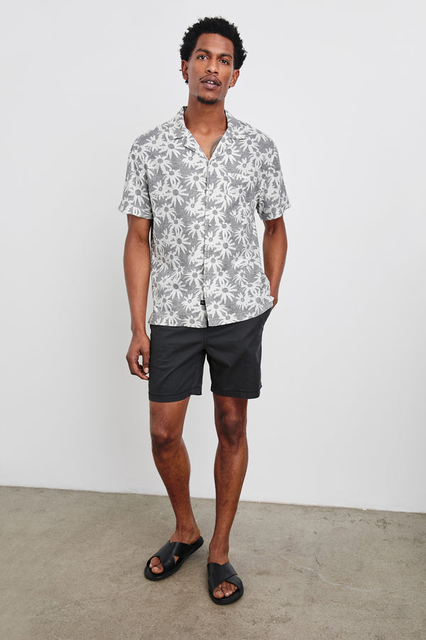 Rails Waimea Shirt Perennial Charcoal White