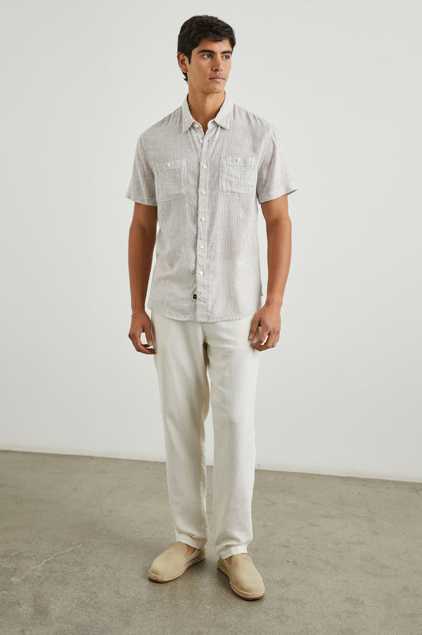 Rails Walker Shirt Ghurka White Railroad