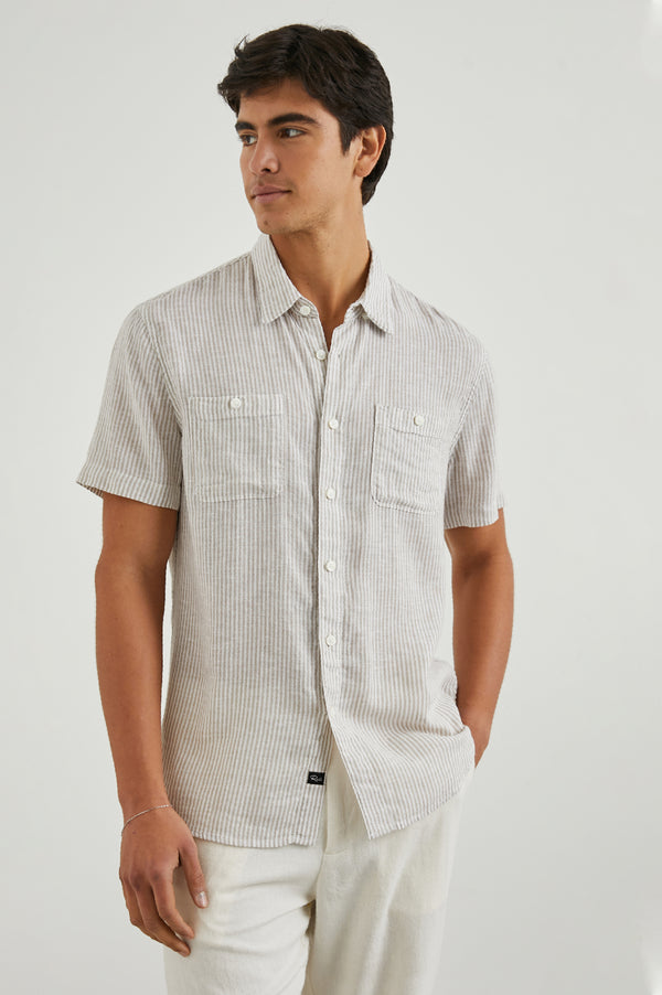 Rails Walker Shirt Ghurka White Railroad