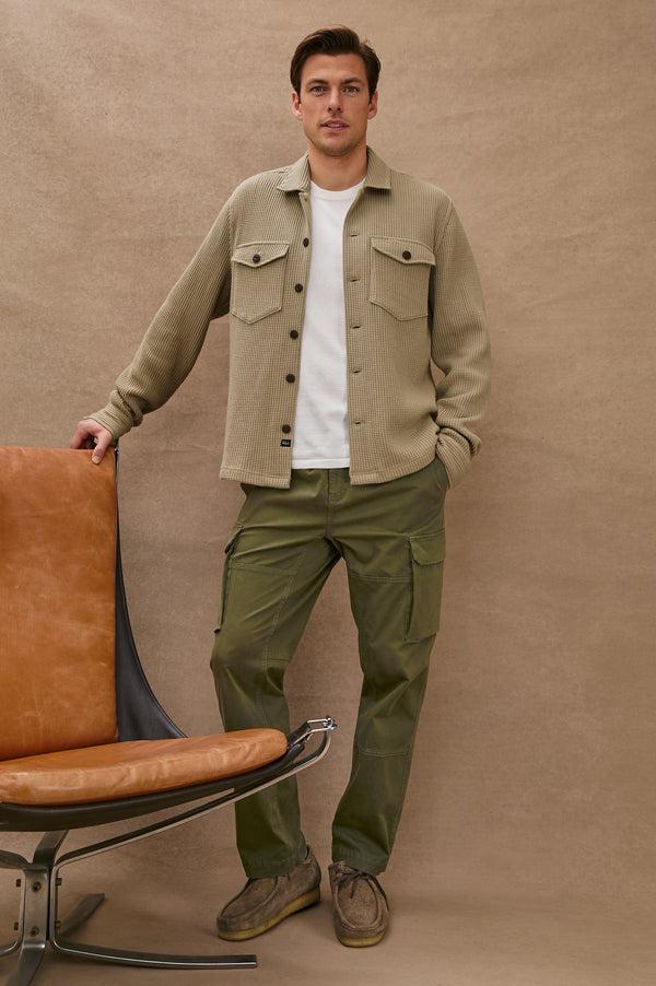 Rails Wells Overshirt Barley