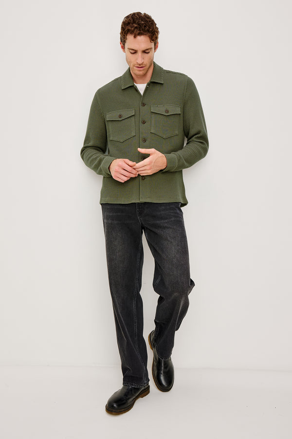 Rails Wells Overshirt Forest