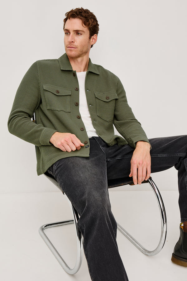 Rails Wells Overshirt Forest