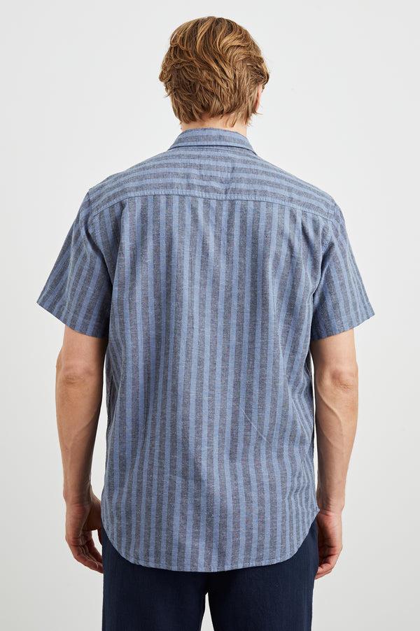 Rails Wilder Shirt Marine Sapphire Stripe