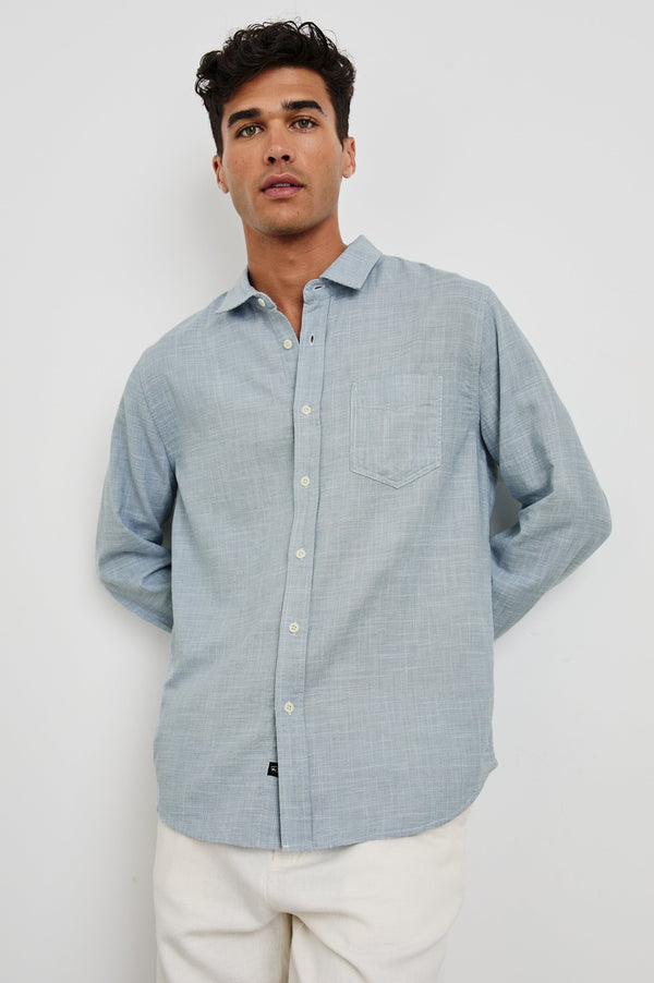 Rails Wyatt Relaxed Fit Shirt Tidal Etch