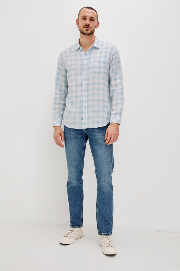 Rails Wyatt Shirt Apres Ocean Melange