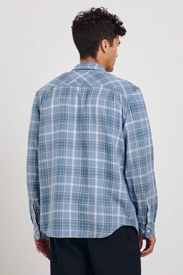 Rails Wyatt Shirt Blue Ebi Melange
