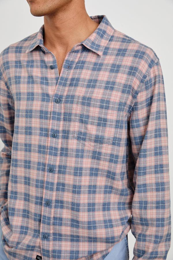 rails Wyatt shirt Blueberry Blush