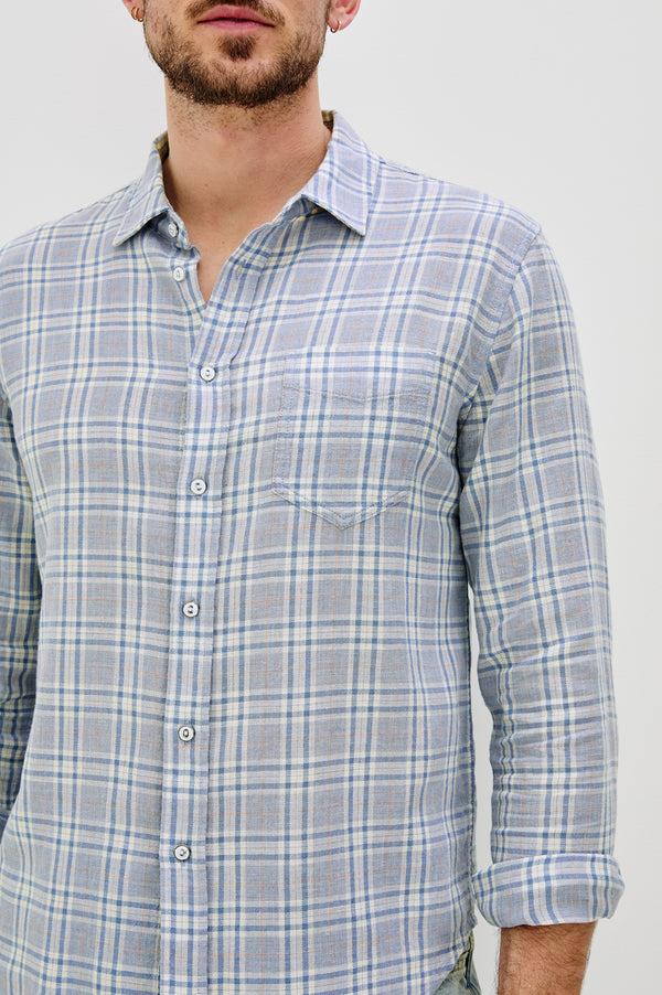 rails Wyatt shirt Bluefin Coral