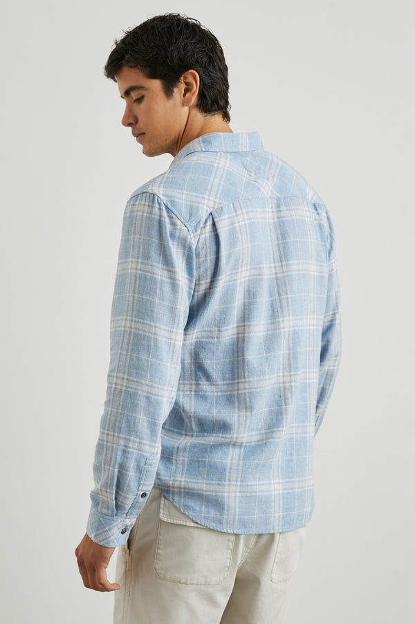 Rails Wyatt Shirt Cobalt Aluminum Melange