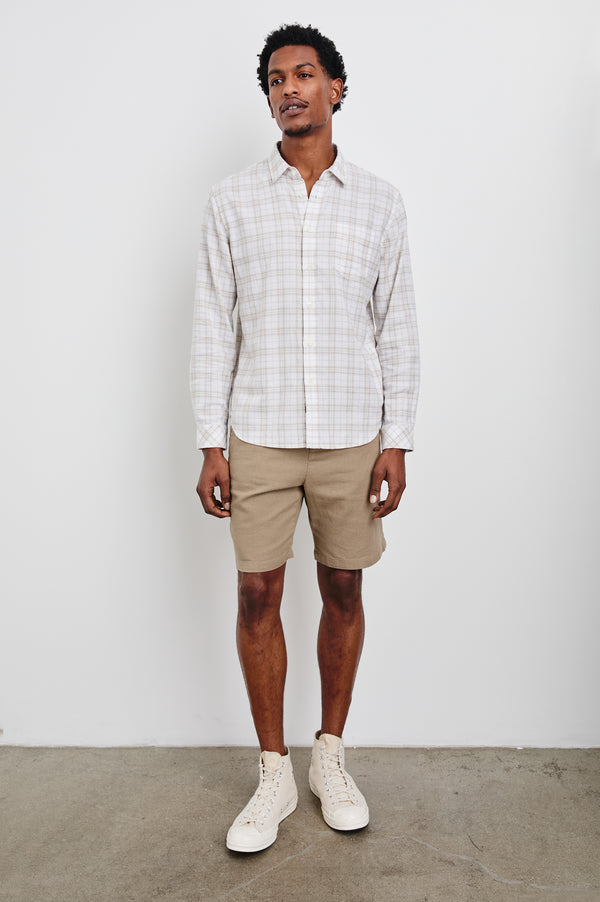 Rails Wyatt Shirt Misty Pebble Path