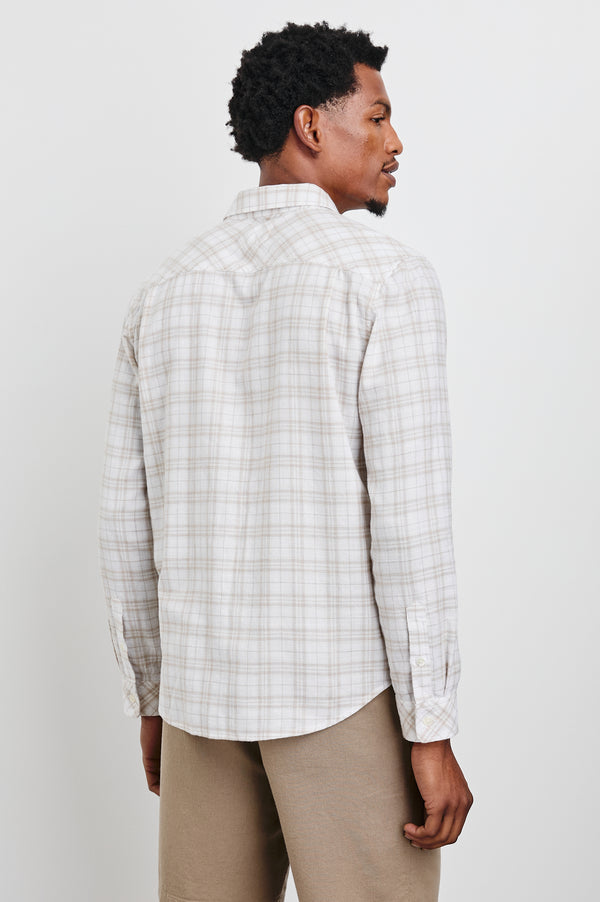 Rails Wyatt Shirt Misty Pebble Path