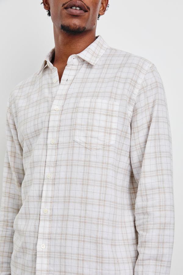 rails Wyatt shirt Misty Pebble Path
