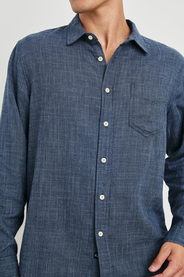 rails Wyatt shirt Navy Etch