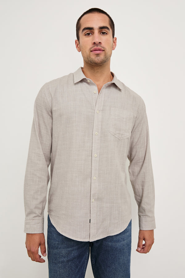 Rails Wyatt Shirt Tahini Etch