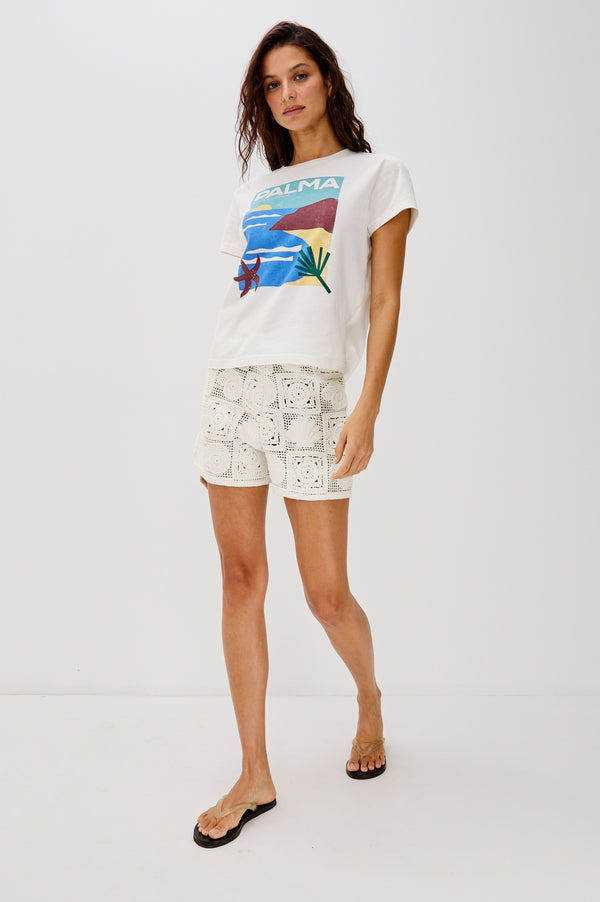 Rails Rails X Lspace Classic Crew Neck T-shirt Palma