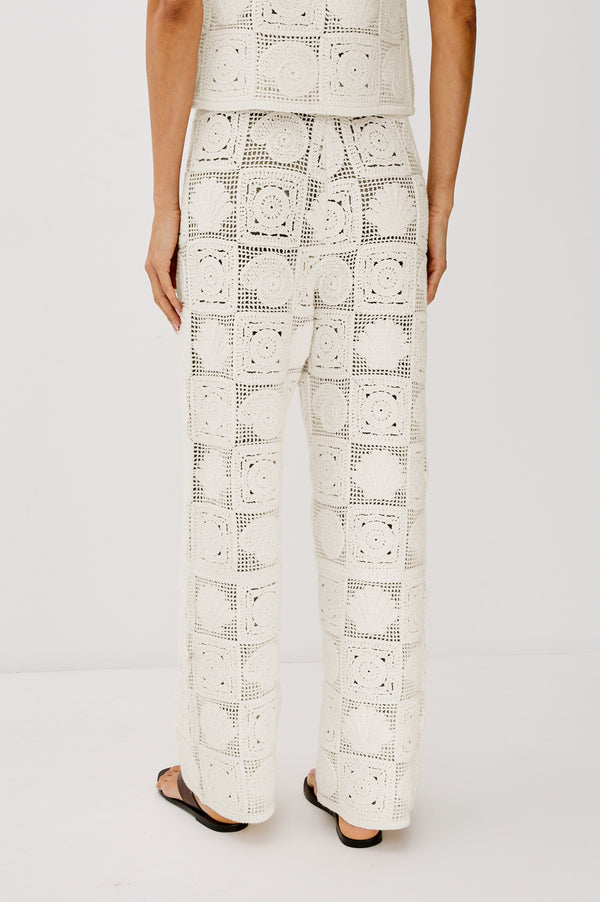 Rails Rails X Lspace Maja Pant White Sea Shell Crochet