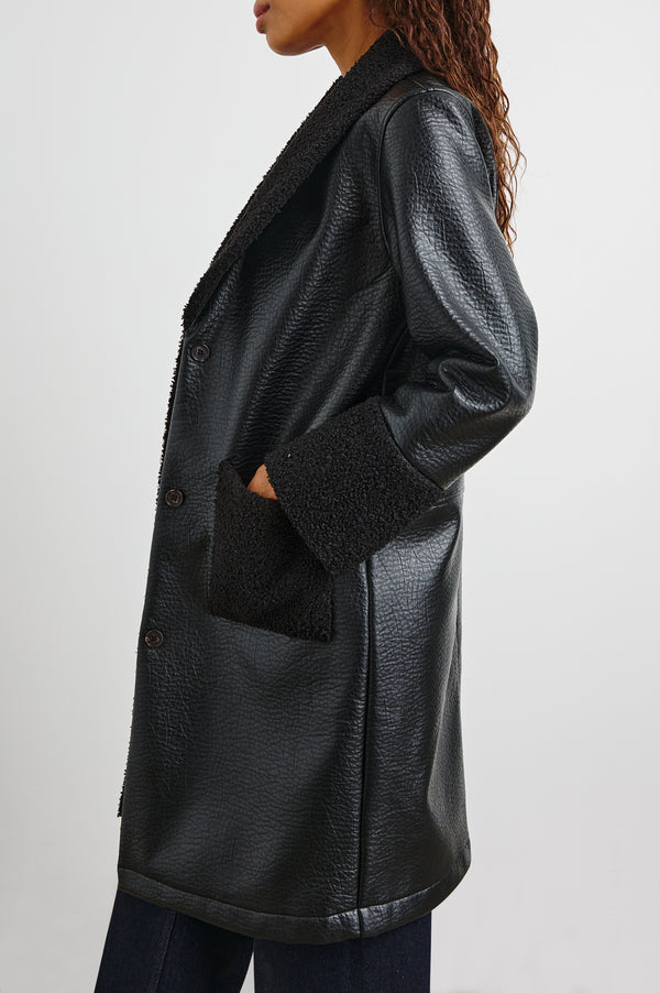 rails Zodiac jacket Black Shearling