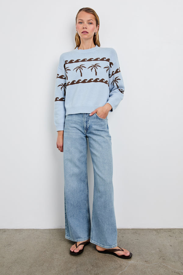Rails Zoey Sweater Palm Stripe