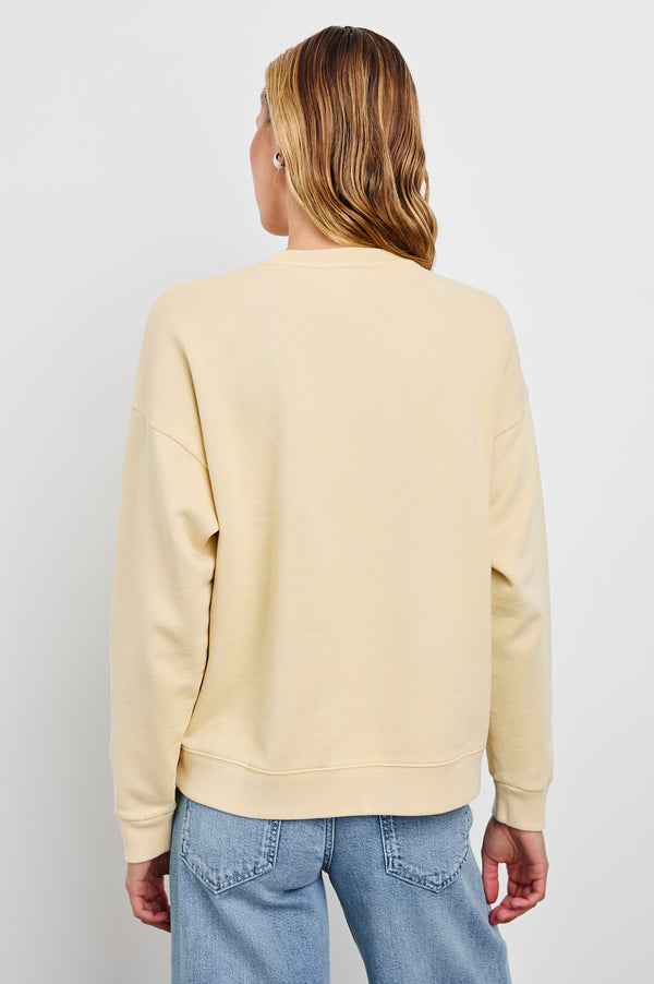 Rails The Varsity Sweatshirt Los Angeles Gold Glitter
