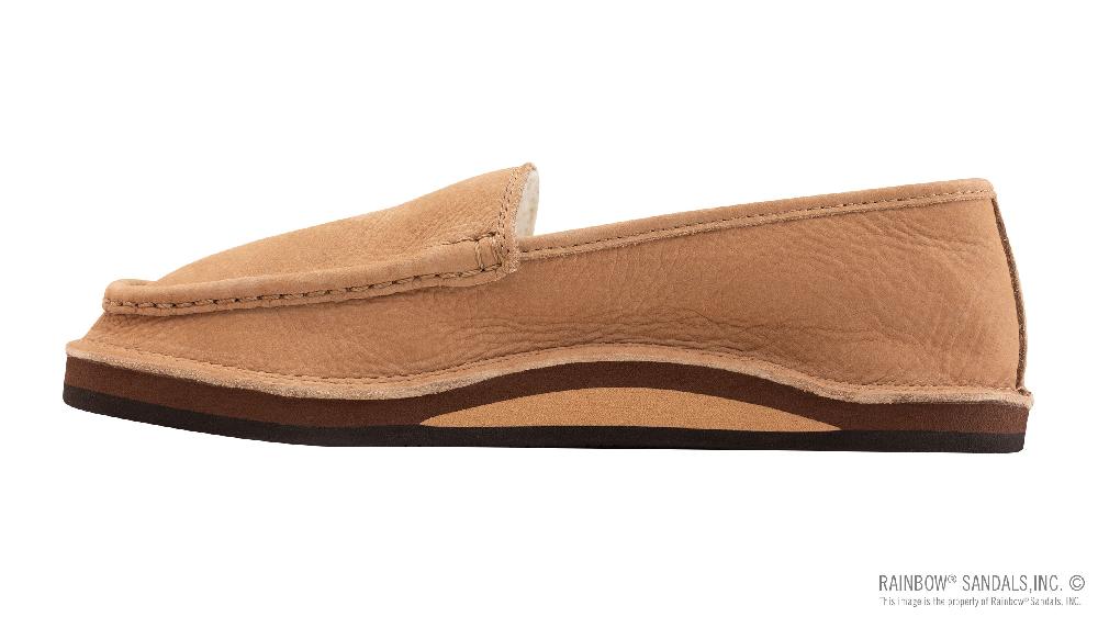 Rainbow Sandals Comfort Classic - Fleece Lined Single Layer Loafer Premier Leather