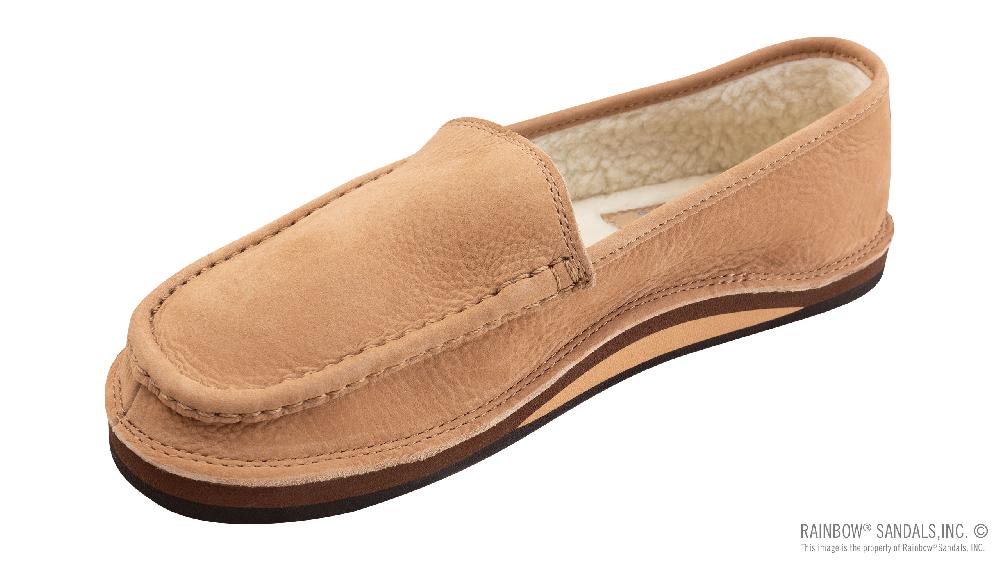 rainbow sandals Comfort Classic - Fleece Lined Single Layer Loafer Premier Leather