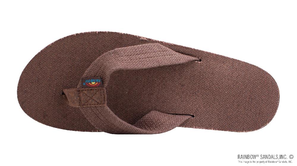 Rainbow Sandals Double Layer Hemp Top And Strap With Arch Support