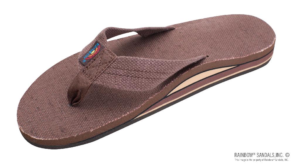 rainbow sandals Double Layer Hemp Top and Strap with Arch Support