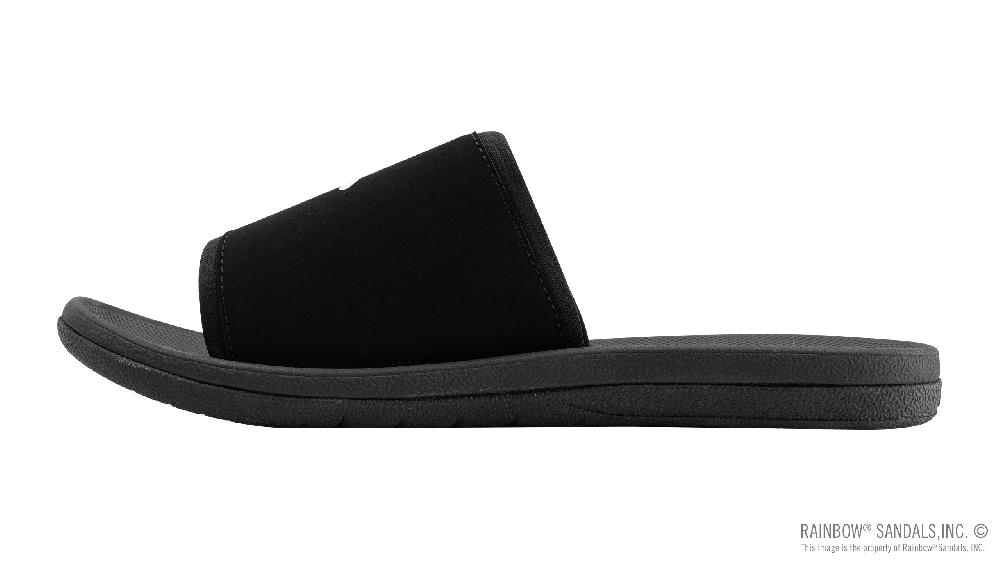 Rainbow Sandals EastCape Slide - Men's Molded Rubber Black Adjustable Strap