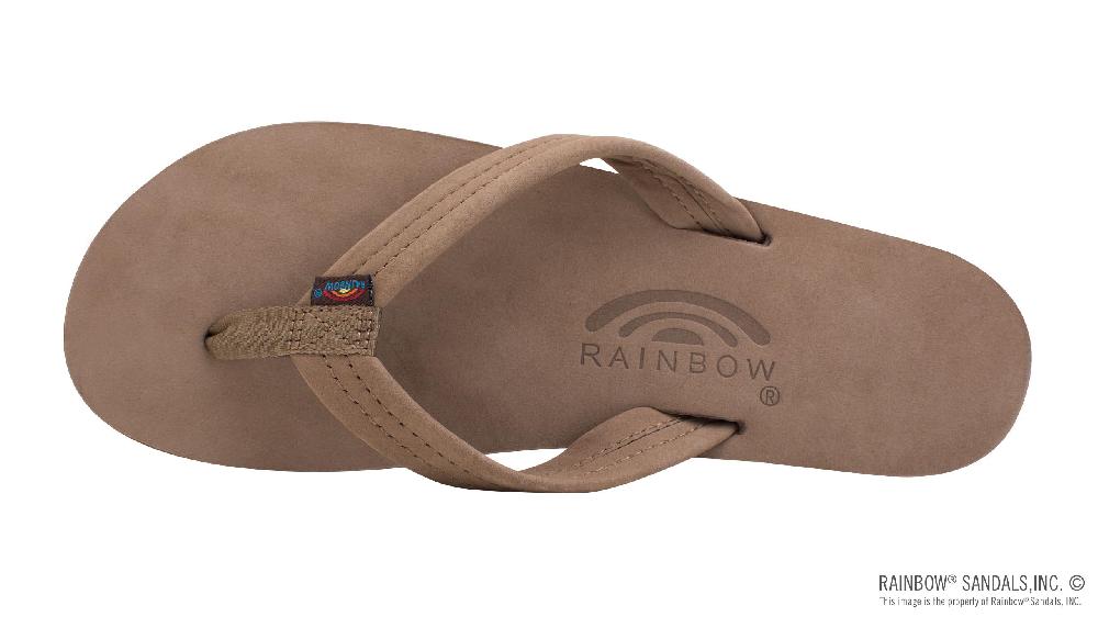 Rainbow Sandals Four Layer Leather Wedge With A 3/4" Leather Strap