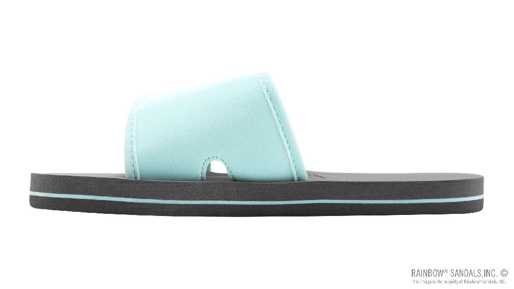 Rainbow Sandals Grombow Slides - Soft Rubber Top Sole With Adjustable Strap