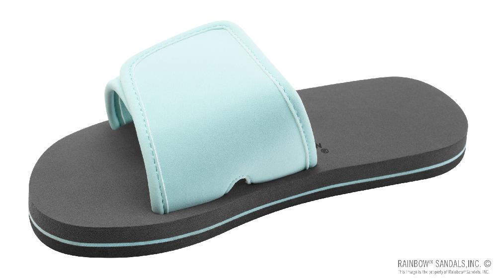 rainbow sandals Grombow Slides - Soft Rubber Top Sole with Adjustable Strap