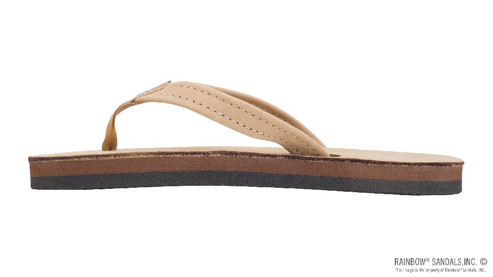 Rainbow Sandals Kids Premier Leather 1/2" Narrow Strap