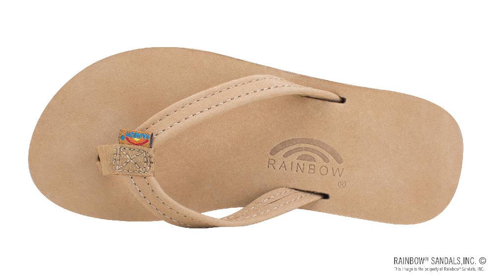 Rainbow Sandals Kids Premier Leather 1/2" Narrow Strap
