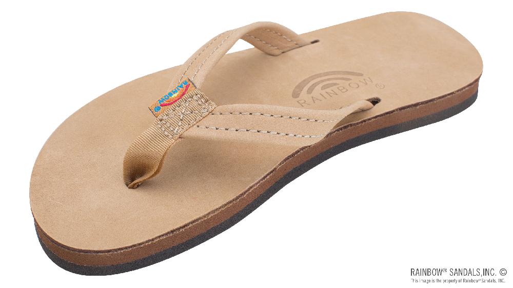 rainbow sandals Kids Premier Leather 1/2" Narrow Strap